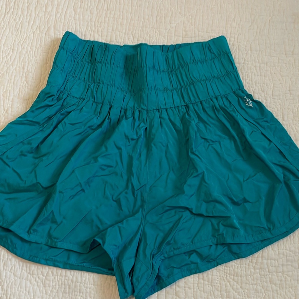 Free people teal shorts